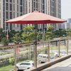 Gardenised Outdoor Weather Resistant Balcony Clamp Umbrella Holder QI003890